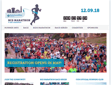 Tablet Screenshot of bcsmarathon.com